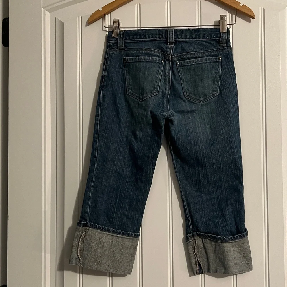 Gap Jean Capris Adjustable waist Size 10